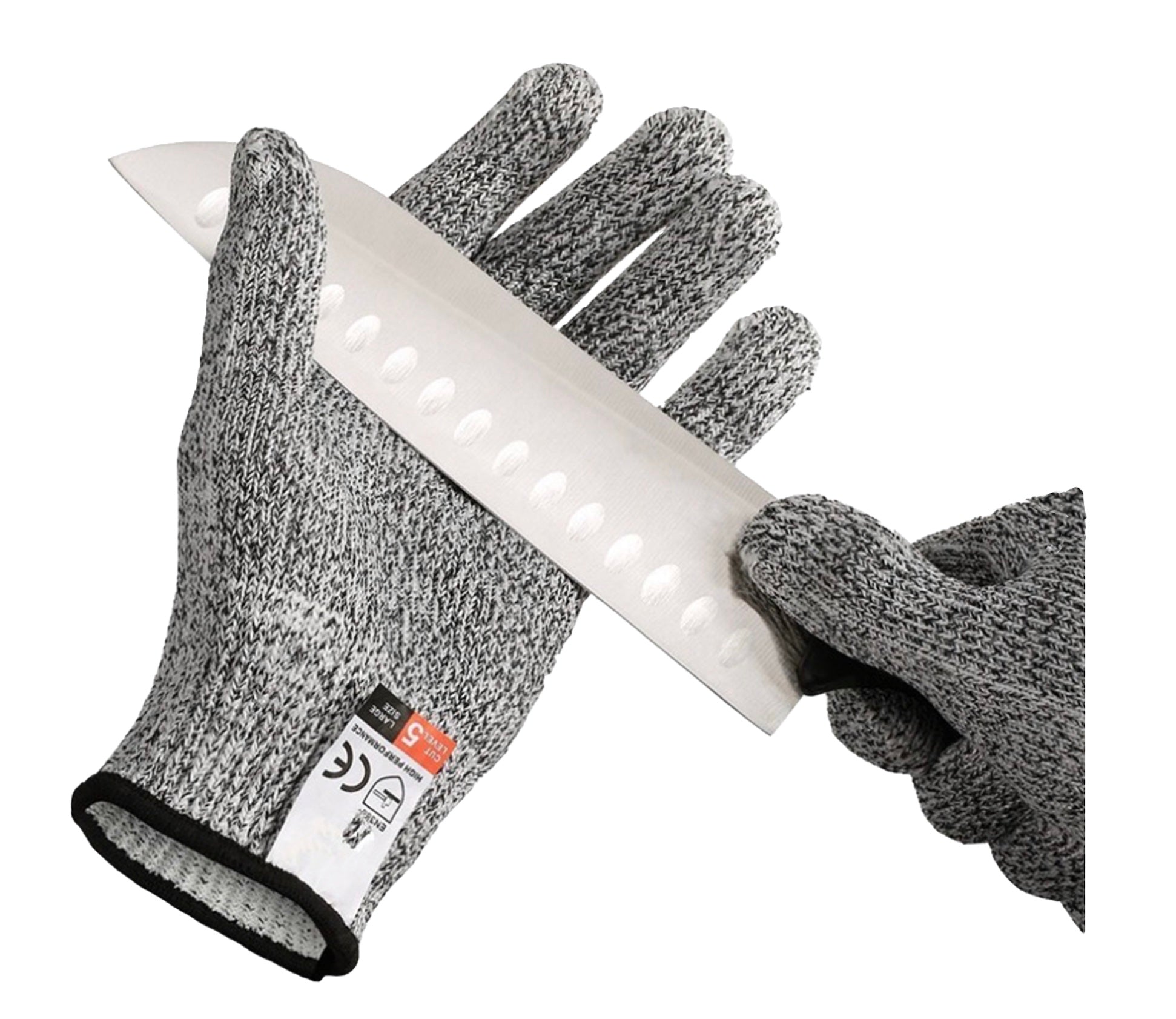 NoCry Premium Cut Resistant Gloves Food Grade — Level 5 Protection;  Ambidextrous; Machine Washable; Superior Comfort and Dexterity; Lightweight Protective  Gloves; Complimentary eBook 